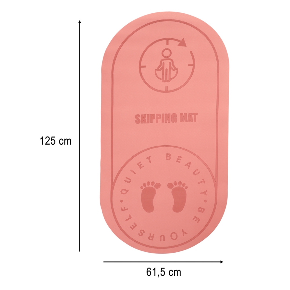 Jogos treniruočių kilimėlis, neslystantis 127x63x0,6 cm rožinis-Namai, laisvalaikis, turizmas, Sveikata, grožis, higiena-e-vaika