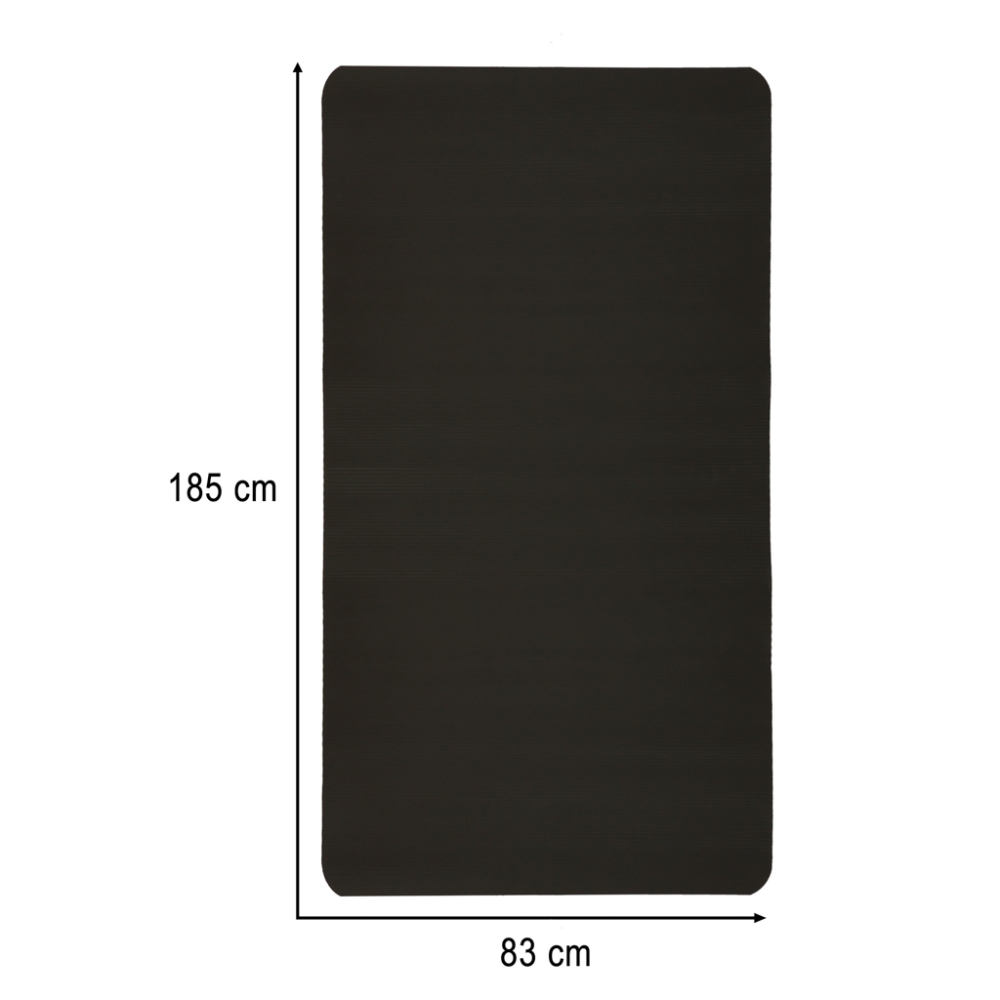 Storas jogos treniruočių kilimėlis 185x80x1,5 cm juodas-Namai, laisvalaikis, turizmas, Sveikata, grožis, higiena-e-vaikas