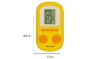Elektroninis arkadinis žaidimas mini konsolė nešiojamas kišeninis tetris geltonas-Žaislai, Stalo žaidimai, Žaidimų konsolės-e-va