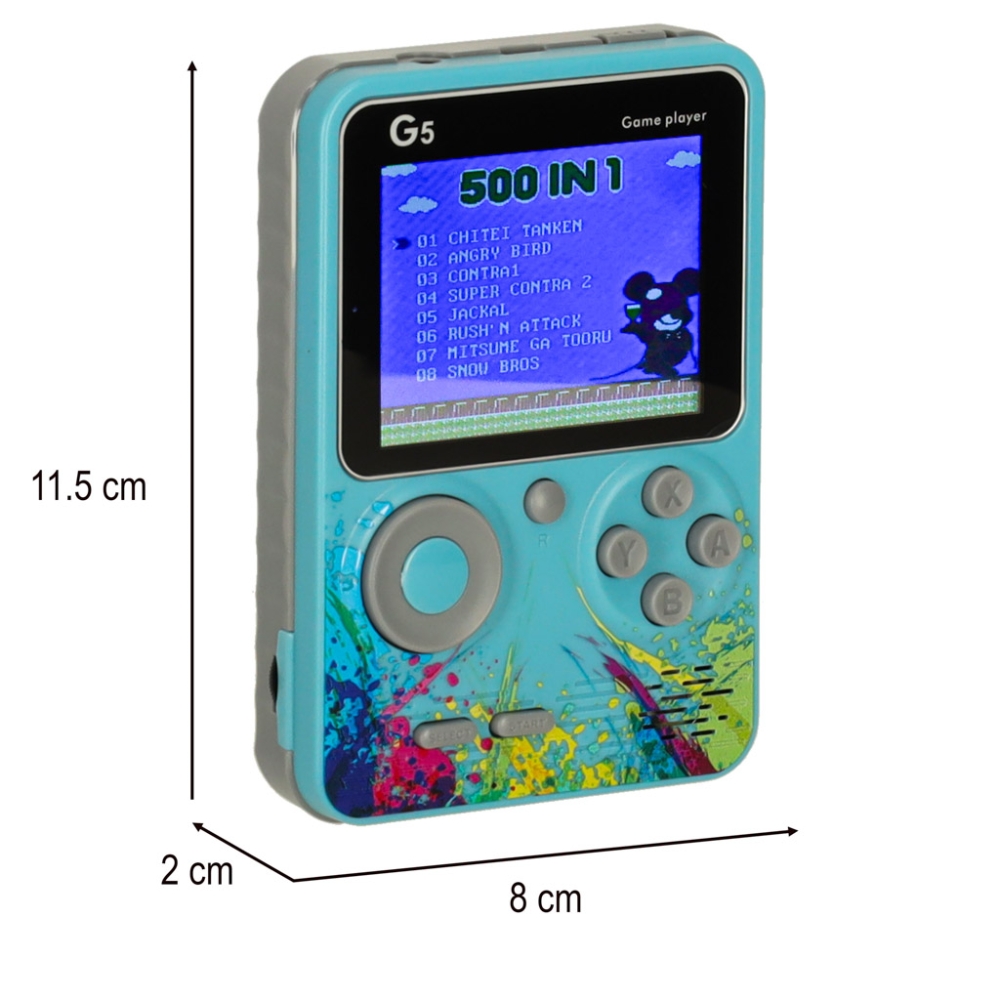 Retro mini nešiojamoji žaidimų konsolė