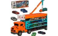 Automobilių transporteris transporterio automobilis slydimo takelis oranžinis