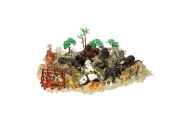 Gyvūnų figūrėlių zoologijos sodo safari rinkinys 59 el.