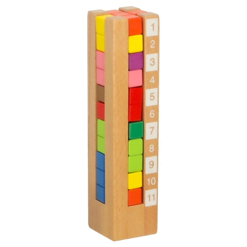 Mokomoji medinė dėlionė Montessori spalvota-Žaislai, Lavinamieji žaislai, Mokomieji žaislai-e-vaikas