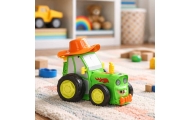 Traktorius RC šokinėjantis su garsais žalias-Žaislai, Auto ir transporto žaislai, Traktoriai-e-vaikas