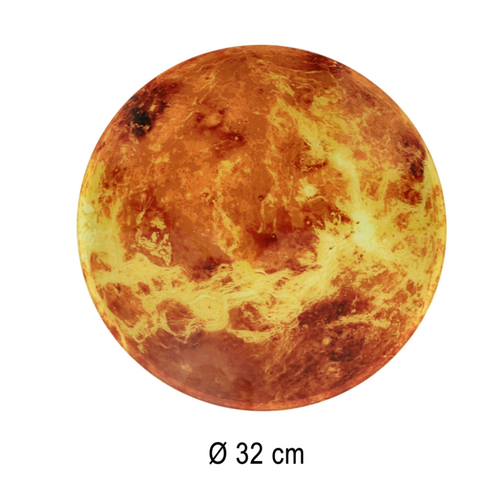 Sieninis laikrodis Planetos Marsas su LED ekranu 32 cm oranžinis-Namai, laisvalaikis, turizmas, Namų apyvokos prekės-e-vaikas