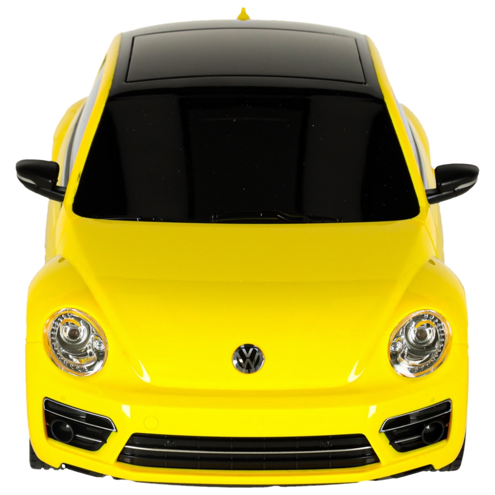 Nuotolinio valdymo automobilis Rastar 78000 Volkswagen Beetle 1:14 geltonas-Žaislai, Auto ir transporto žaislai, Valdomos radijo