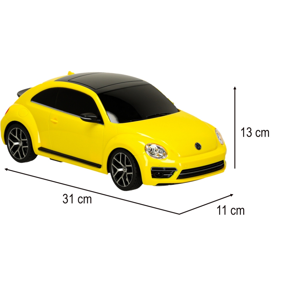 Rastar 78000 Volkswagen Beetle nuotolinio valdymo automobilis 1:14 geltonas