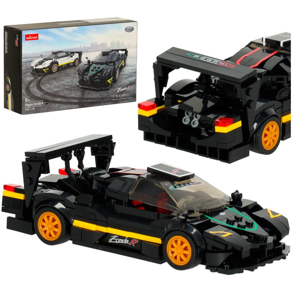 Rastar automobilis 93900-B Pagani Zonda R 1:28 blokai 387el.