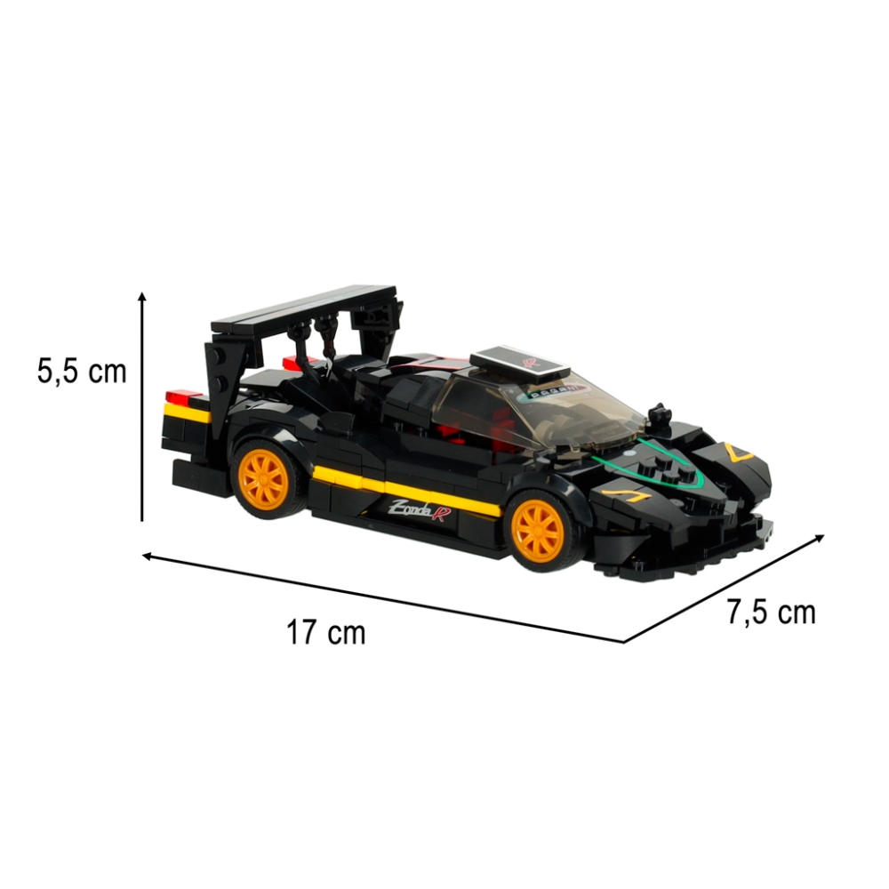 Konstruktorius Rastar automobilis 93900-B Pagani Zonda R 1:28 blokai 387el.