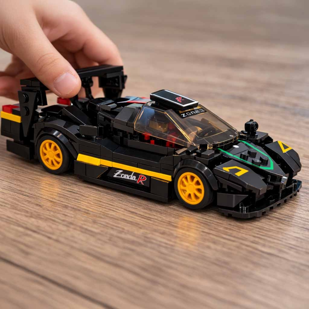 Konstruktorius Rastar automobilis 93900-B Pagani Zonda R 1:28 blokai 387el.