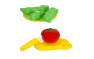 Daržovės ir vaisiai pjaustymui Velcro + priedai-Žaislai, Profesijos, buities žaislai, Mažiesiems kulinarams-e-vaikas