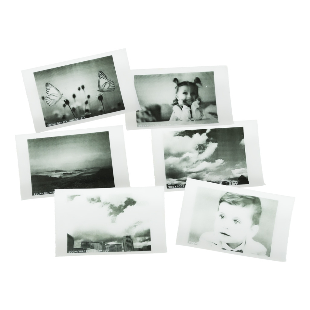 Momentinis fotoaparatas terminis spausdintuvas + kasetės kortelė 32GB žalia