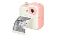 Momentinis fotoaparatas, terminis spausdintuvas + kasetės, 32 GB kortelė, rožinė