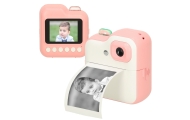 Momentinis fotoaparatas, terminis spausdintuvas + kasetės, 32 GB kortelė, rožinė