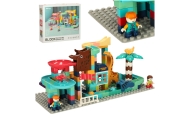 Konstruktorius kamuoliukų takas 147 el. Bibi-inn-Žaislai, Konstruktoriai, Lego, statybiniai blokai-e-vaikas