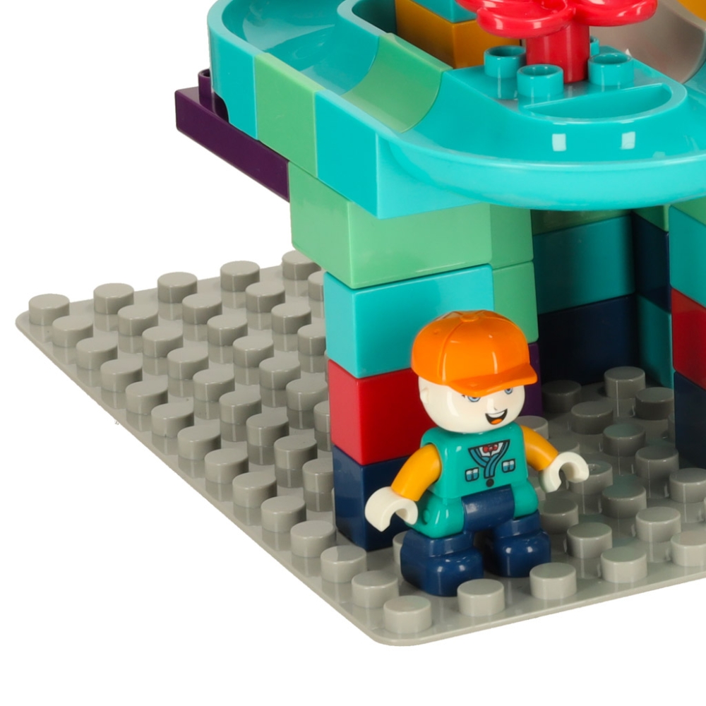 Konstruktorius kamuoliukų takas 147 el. Bibi-inn-Žaislai, Konstruktoriai, Lego, statybiniai blokai-e-vaikas