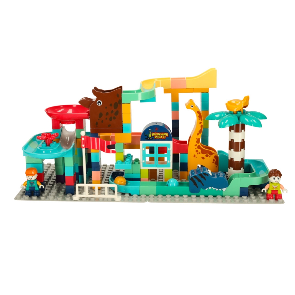 Konstruktorius kamuoliukų takas 147 el. Bibi-inn-Žaislai, Konstruktoriai, Lego, statybiniai blokai-e-vaikas
