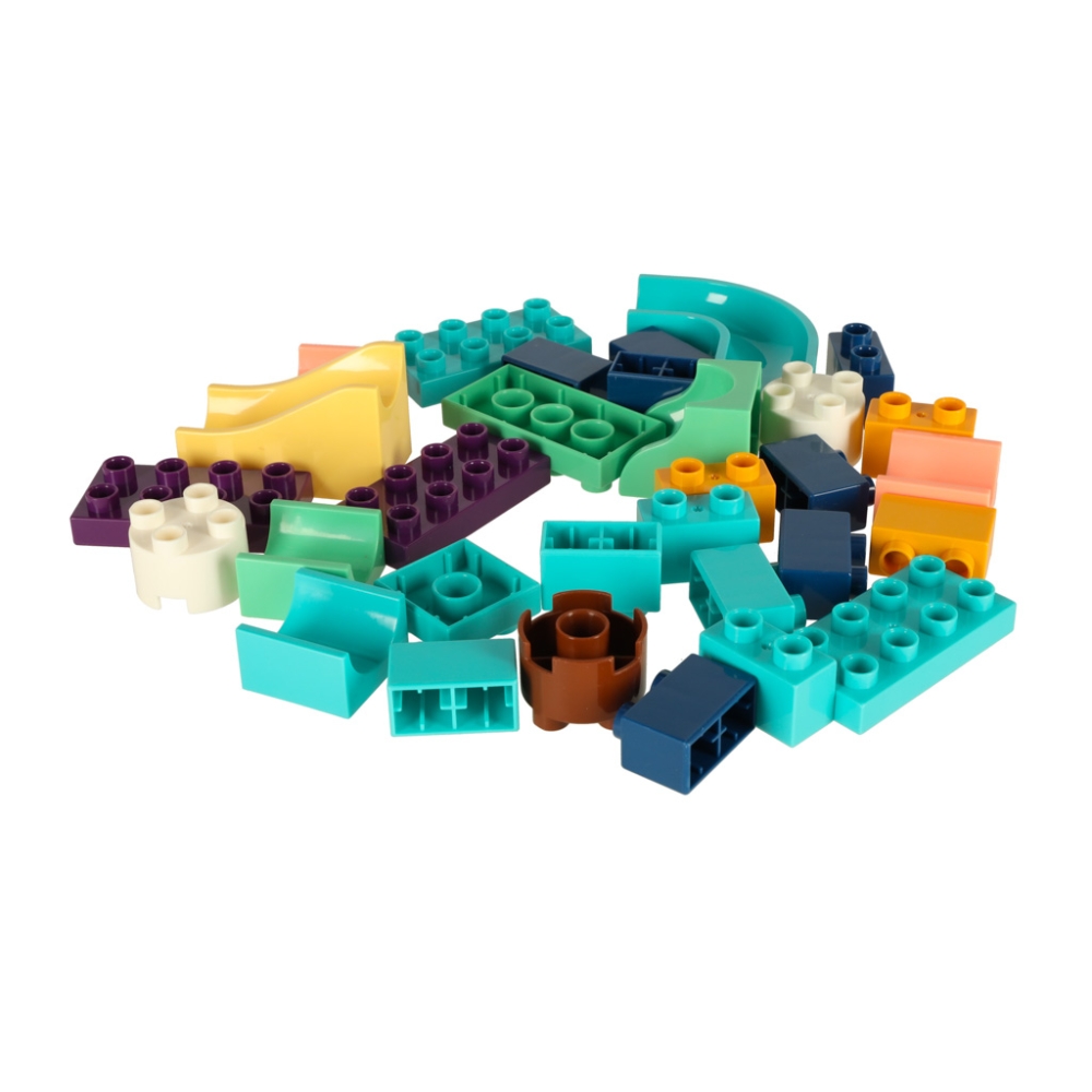 Konstruktorius kamuoliukų takas 147 el. Bibi-inn-Žaislai, Konstruktoriai, Lego, statybiniai blokai-e-vaikas