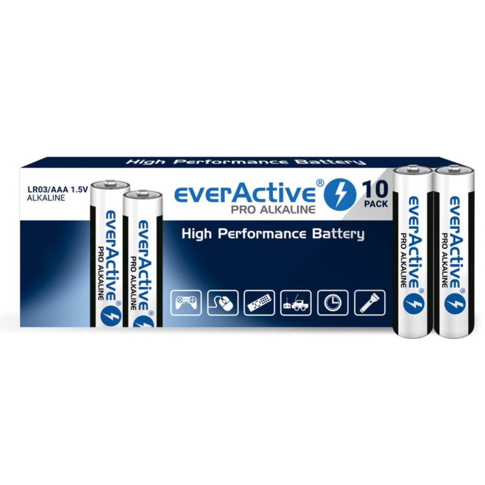 Šarminės baterijos EverActive LR03 AAA Pro-Namai, laisvalaikis, turizmas, Namų apyvokos prekės-e-vaikas