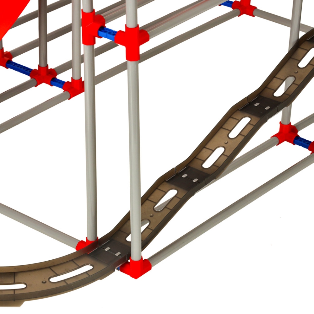 Magnetinis antigravitacinis automobilių takelis 130cm XXL 175el.-Žaislai, Auto ir transporto žaislai, Garažai, trasos ir kita-e-