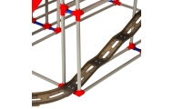 Magnetinis antigravitacinis automobilių takelis 130cm XXL 175el.-Žaislai, Auto ir transporto žaislai, Garažai, trasos ir kita-e-