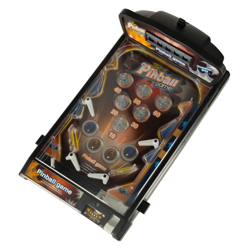 Arkadinis žaidimas Pinball flipper su šviesomis ir muzika-Žaislai, Stalo žaidimai, Žaidimų stalai-e-vaikas