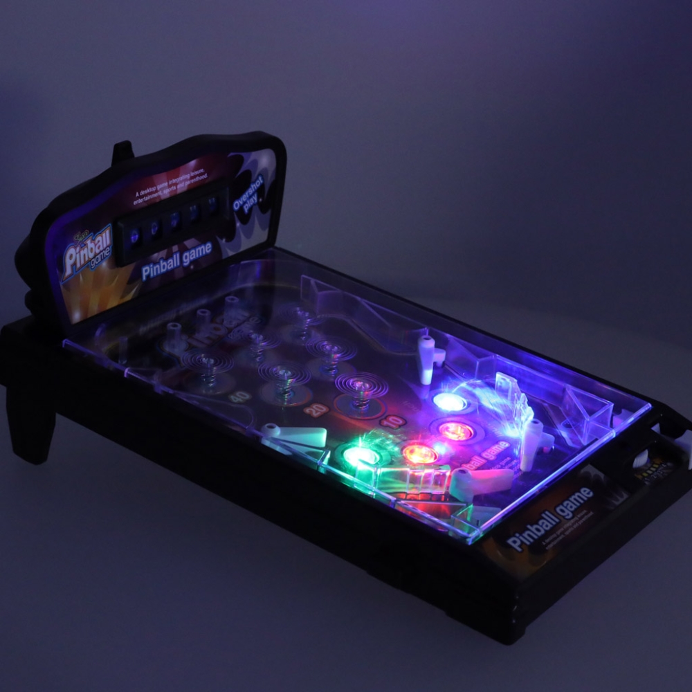 Arkadinis žaidimas Pinball flipper su šviesomis ir muzika-Žaislai, Stalo žaidimai, Žaidimų stalai-e-vaikas