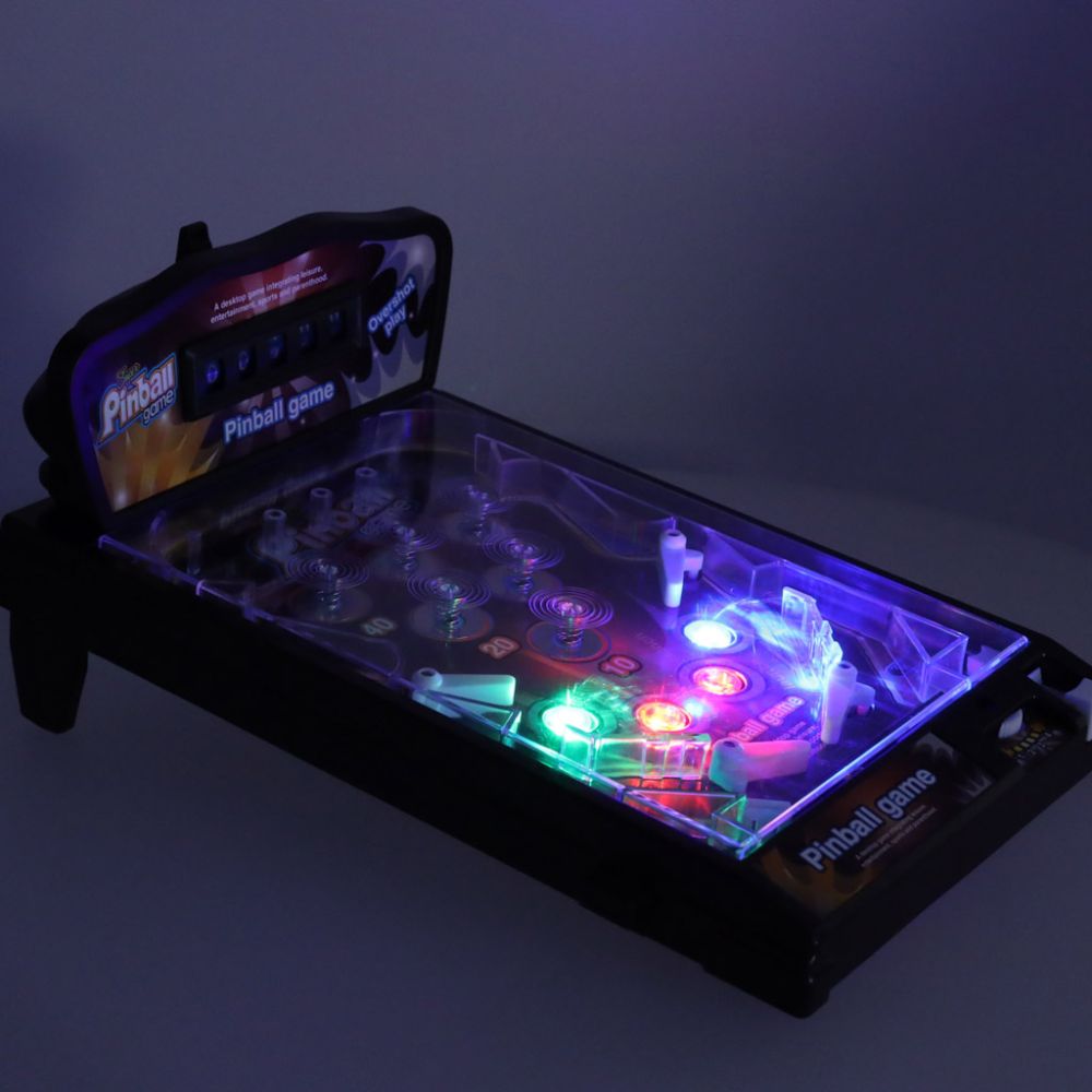 Arkadinis žaidimas Pinball flipper su šviesomis ir muzika-Žaislai, Stalo žaidimai, Žaidimų stalai-e-vaikas