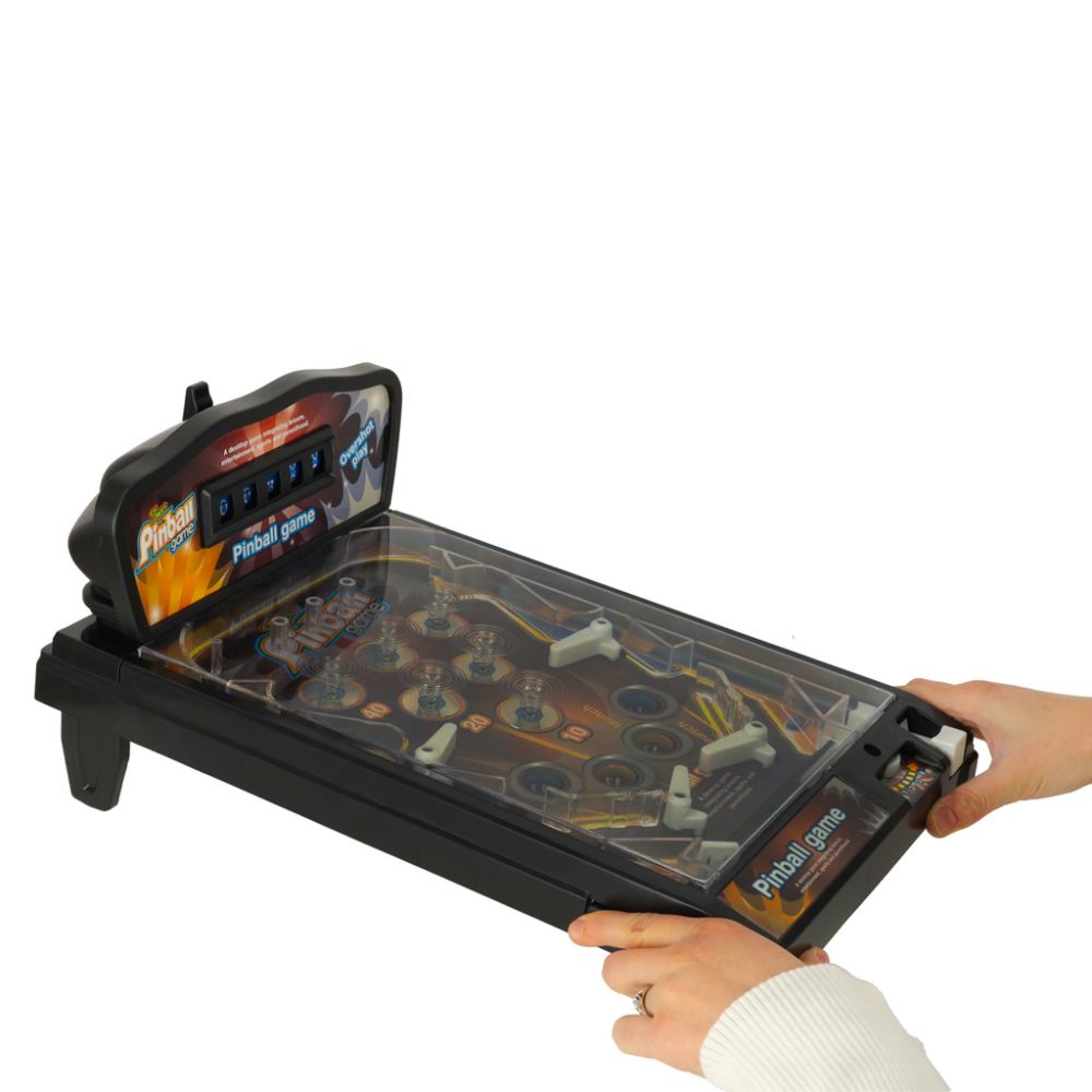 Arkadinis žaidimas Pinball flipper su šviesomis ir muzika-Žaislai, Stalo žaidimai, Žaidimų stalai-e-vaikas