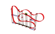 Magnetinė antigravitacinė automobilių trasa 123cm XL 120el.-Žaislai, Auto ir transporto žaislai, Garažai, trasos ir kita-e-vaika