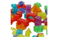 Magnetinė konstrukcija blokuoja šviečiančias 3D figūras 32el.