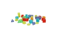 Magnetinis konstruktorius šviečiančios 3D figūros 64 el.-Žaislai, Konstruktoriai, Magnetiniai konstruktoriai-e-vaikas