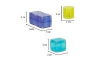 Magnetinis konstruktorius šviečiančios 3D figūros 64 el.-Žaislai, Konstruktoriai, Magnetiniai konstruktoriai-e-vaikas