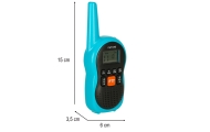 Vaikams skirtos "Walkie Talkie" radijo stotelės 3 km nuotolio rinkinys, 2 vnt.