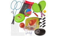Sporto rinkinys 5in1 badmintonas krepšinis tinklinis tenisas frisbis-Žaislai, Lauko žaislai, Lauko žaidimai ir sporto prekės, Ža