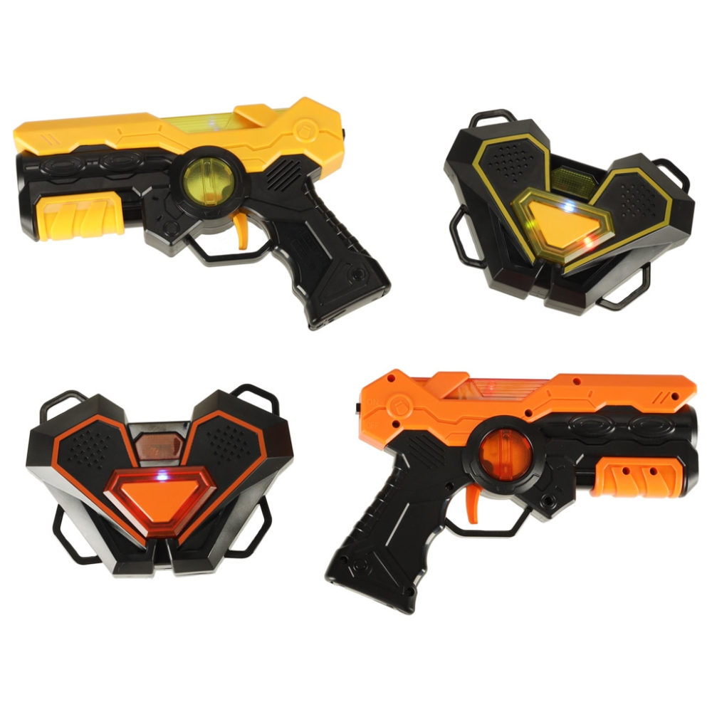 Lazerinis dažasvydžio pistoletas x 2 + interaktyvus taikinys x 2 LASER TAG-Žaislai, Žaisliniai ginklai ir šoviniai, Žaisliniai g