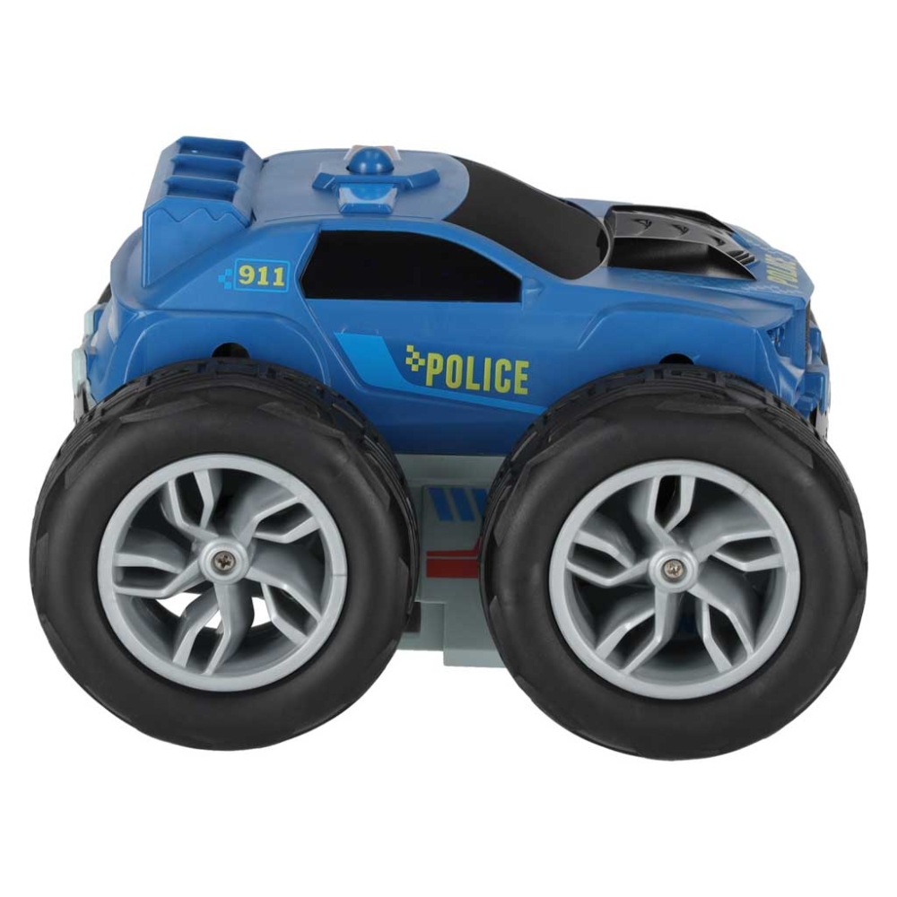 Nuotolinio valdymo automobilis "Revolt 2 Sided Rescue Racer mega transformacija 360 4WD sukimasis-Žaislai, Auto ir transporto ža