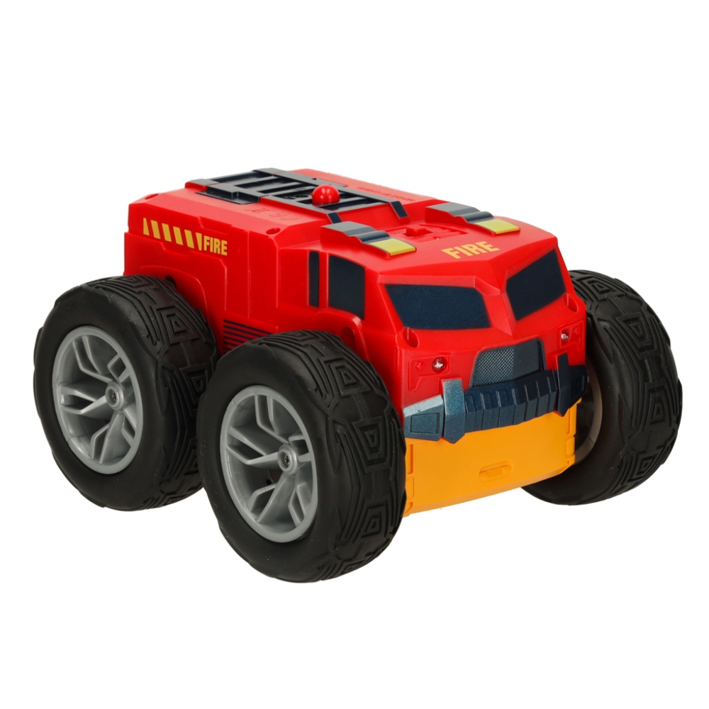 Nuotolinio valdymo automobilis "Revolt 2 Sided Rescue Racer mega transformacija 360 4WD sukimasis