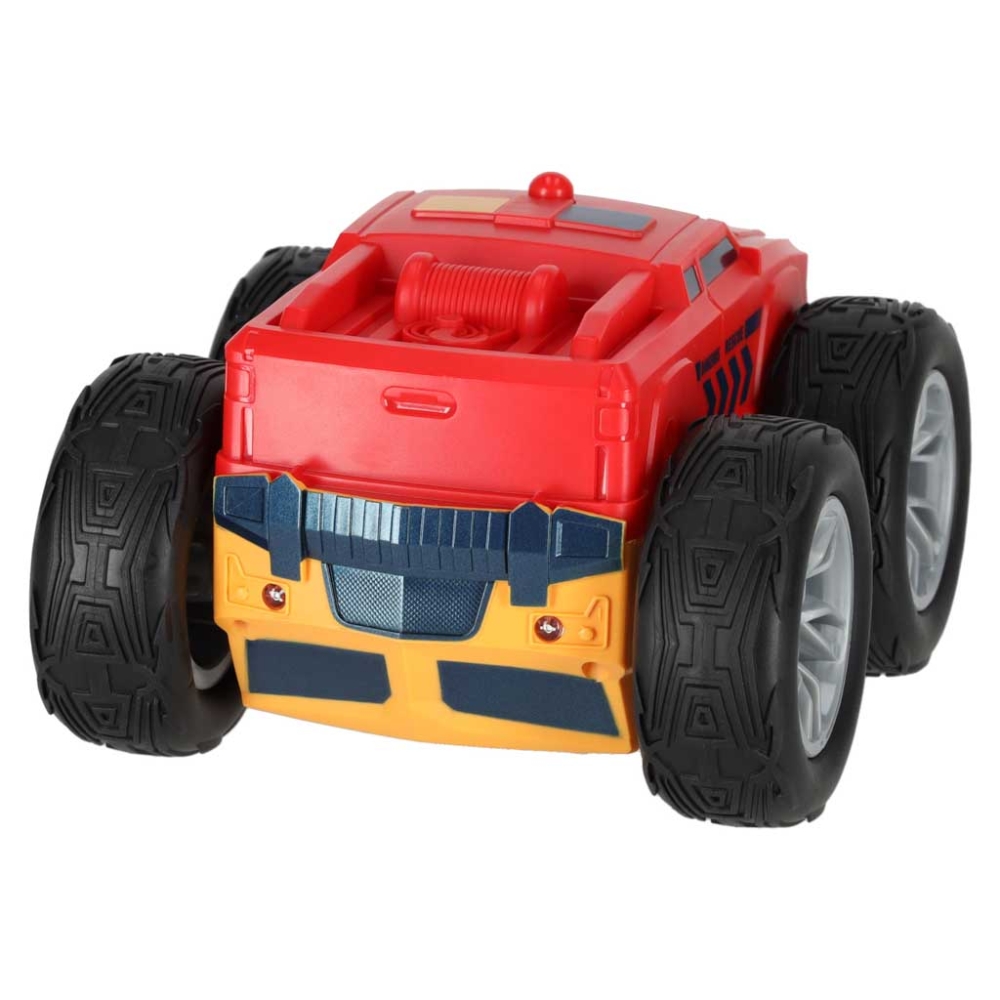 Nuotolinio valdymo automobilis "Revolt 2 Sided Rescue Racer mega transformacija 360 4WD sukimasis-Žaislai, Auto ir transporto ža