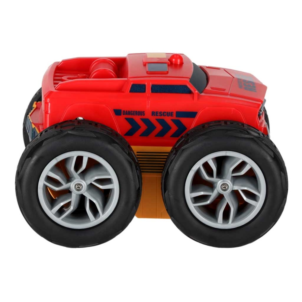 Nuotolinio valdymo automobilis "Revolt 2 Sided Rescue Racer mega transformacija 360 4WD sukimasis