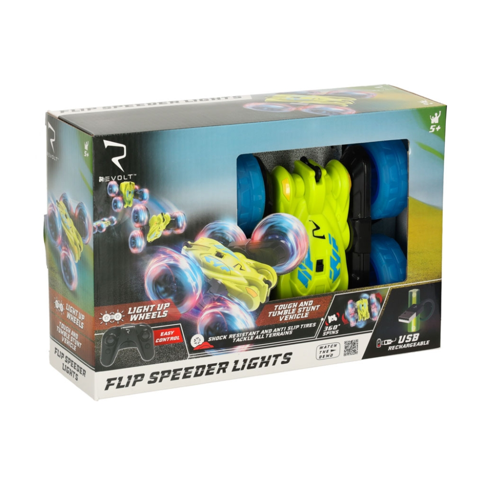 RC nuotoliniu būdu valdomas automobilis REVOLT TG1023 Flip Speeder Lights 2.