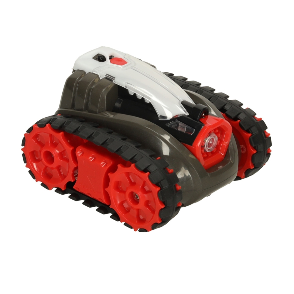 RC nuotolinio valdymo vikšriniai automobiliai REVOLT TG1004T Koviniai tankai Lazerio dvikova 2,4 GHz LED garso efektai Off-Road-