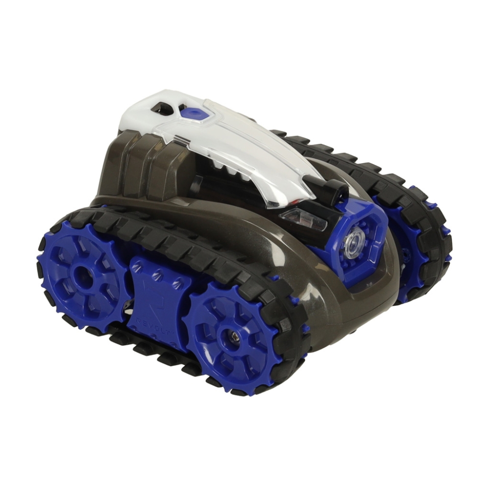 RC nuotolinio valdymo vikšriniai automobiliai REVOLT TG1004T Koviniai tankai Lazerio dvikova 2,4 GHz LED garso efektai Off-Road-