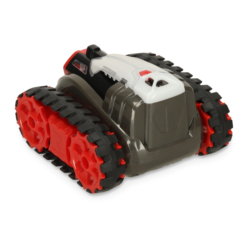 RC nuotolinio valdymo vikšriniai automobiliai REVOLT TG1004T Koviniai tankai Lazerio dvikova 2,4 GHz LED garso efektai Off-Road