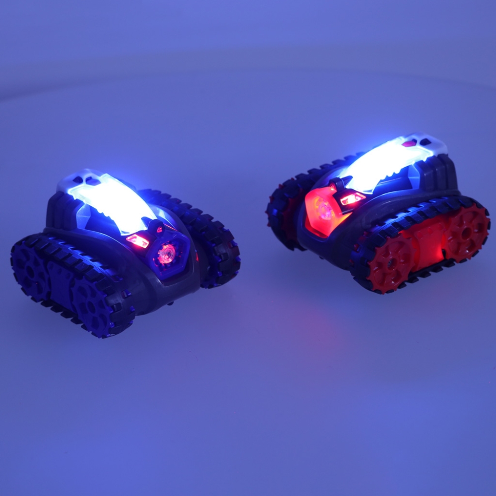 RC nuotolinio valdymo vikšriniai automobiliai REVOLT TG1004T Koviniai tankai Lazerio dvikova 2,4 GHz LED garso efektai Off-Road-