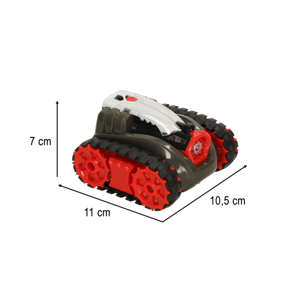 RC nuotolinio valdymo vikšriniai automobiliai REVOLT TG1004T Koviniai tankai Lazerio dvikova 2,4 GHz LED garso efektai Off-Road-