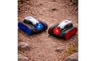RC nuotolinio valdymo vikšriniai automobiliai REVOLT TG1004T Koviniai tankai Lazerio dvikova 2,4 GHz LED garso efektai Off-Road
