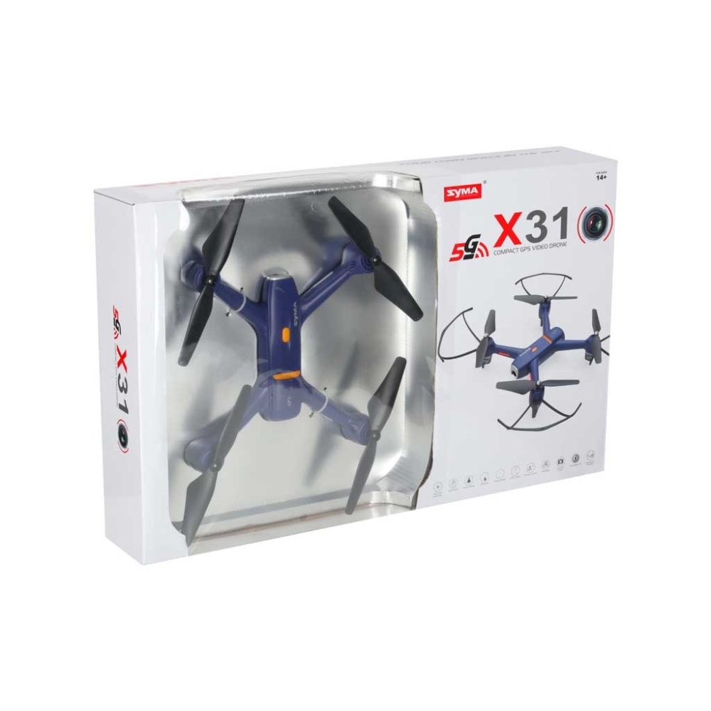 "Syma X31" 2,4 GHz GPS 5G HD nuotolinio valdymo dronas su nuotolinio valdymo kamera