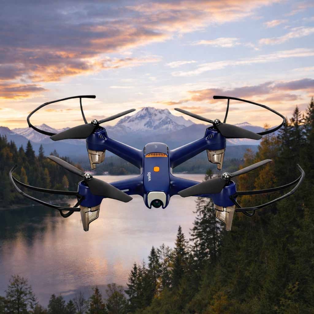 "Syma X31" 2,4 GHz GPS 5G HD nuotolinio valdymo dronas su nuotolinio valdymo kamera