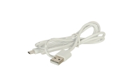 Stalinis ventiliatorius belaidis belaidis USB aušinimas 3 galios lygiai 11,5 cm baltas